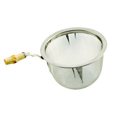 Bamboo Handle Tea Strainer 